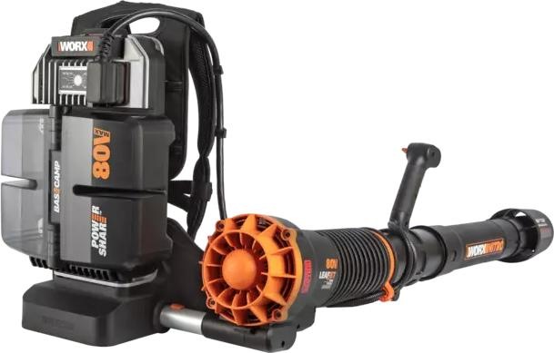 Produktbild Worx Akku-Rucksackbläser (Akkubetrieb, Laubbläser)