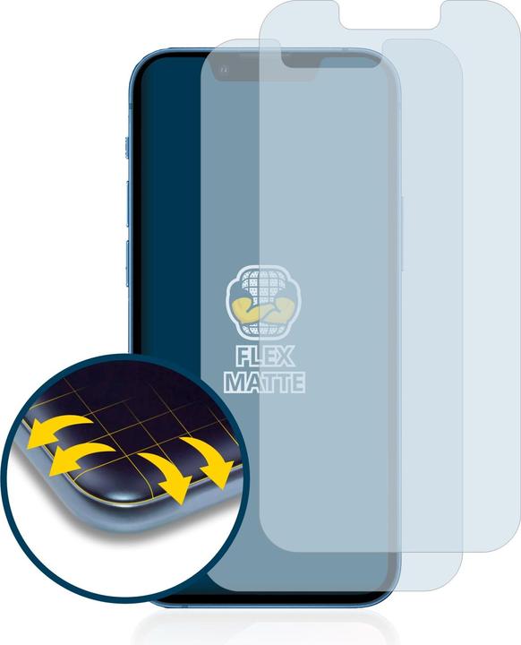 Actual product image BROTECT Full-Cover Protector Matte (2 Piece, Apple iPhone 13 mini)