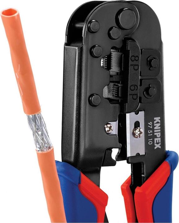 Image du produit Knipex Pince à sertir pour fiches Western Rj11/12 Rj45 (267 mm)