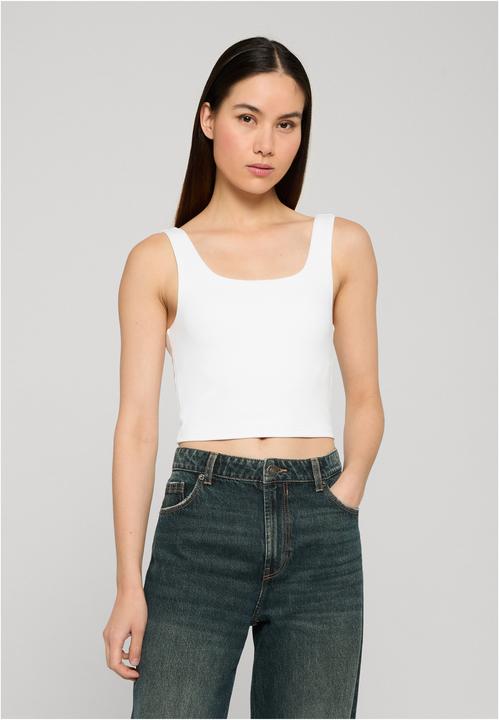 Produktbild Urban Classics Ladies Cropped Polyamide Top white S (S)