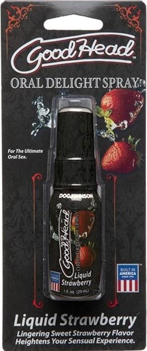 Produktbild Doc Johnson GoodHead™ - Oral Delight Spray - Liquid Strawberry (29 ml)