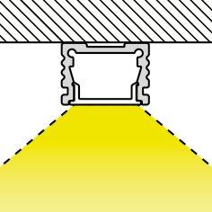 Immagine prodotto L&S Profili per montaggio esterno LED Basilea con diaframmi
