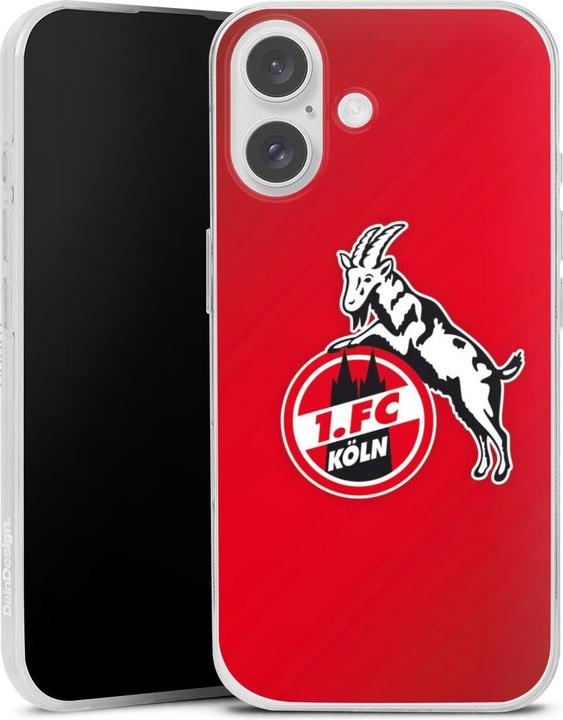 Actual product image DeinDesign Slim Case für Apple iPhone 16 Silikon Hülle Ultra Dünn Handyhülle 1. FC Köln EffZeh Offizielles (Apple iPhone 16)