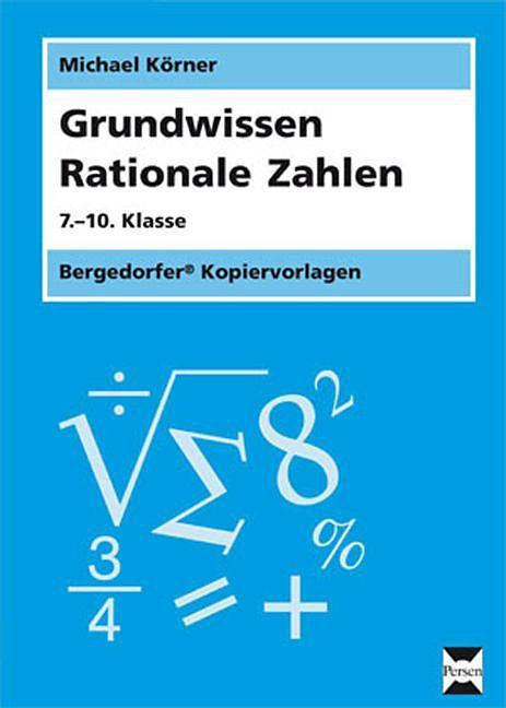 Produktbild Grundwissen Rationale Zahlen (Deutsch, Michael Körner, 2018)