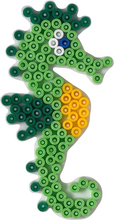 Actual product image Hama Perlen Hama ironing beads plate: seahorse