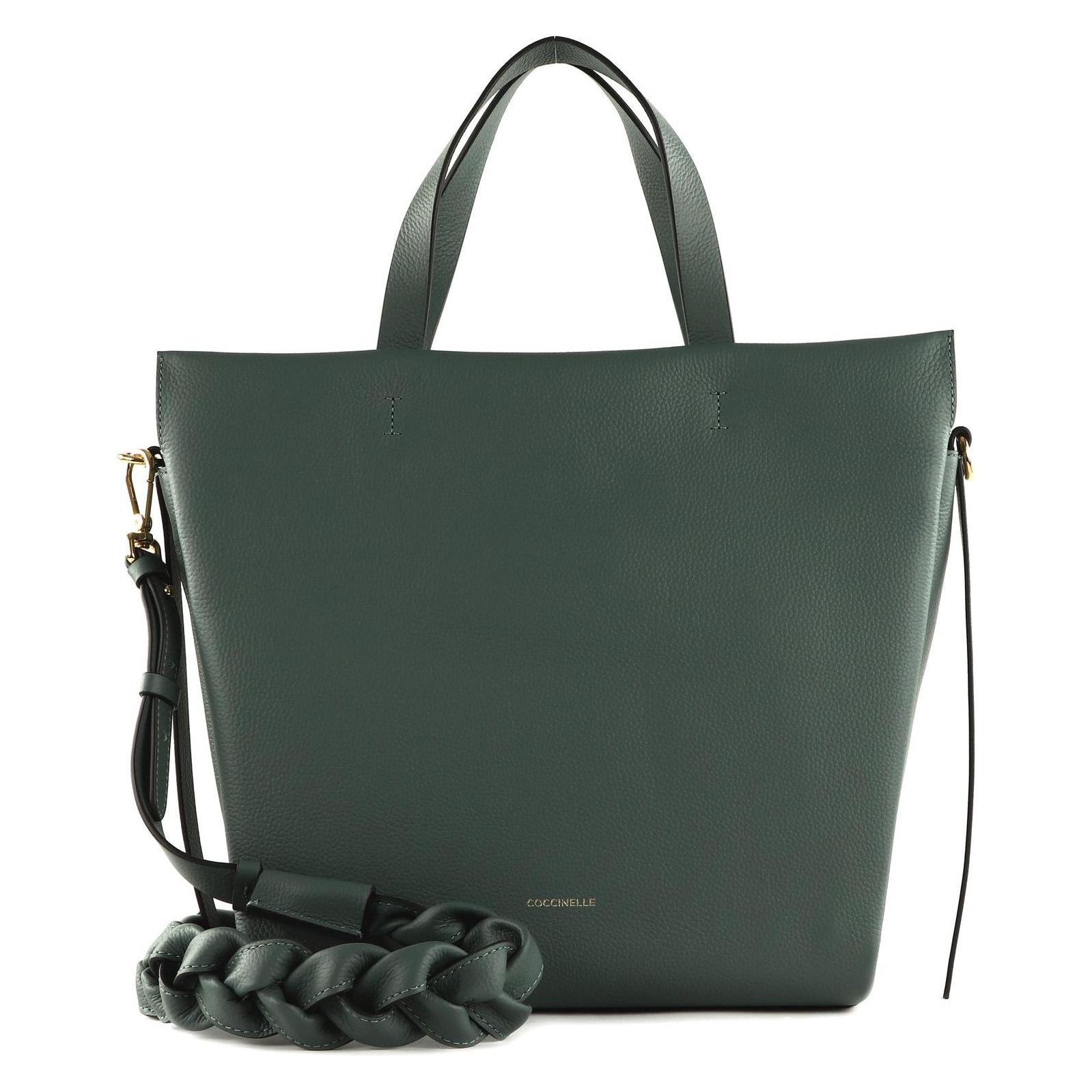 Coccinelle, Damen, Handtasche, Boheme Grana Double Handbag Double Grainy Leather
