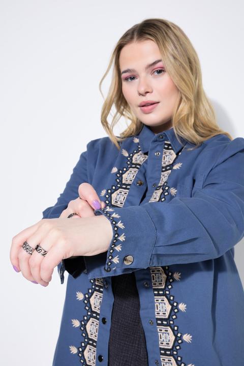 Immagine prodotto Studio Untold Camicia dal taglio oversize con ricami sull'abbottonatura (50, 52)