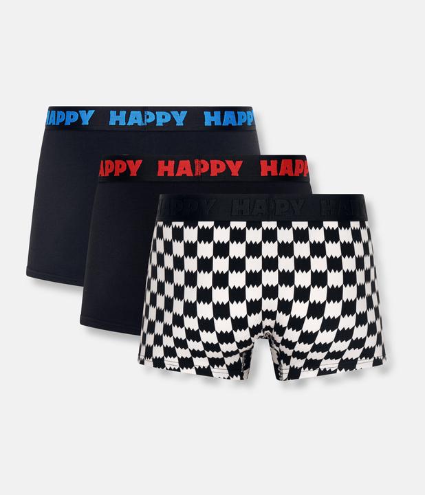 Image du produit Happy Socks 3-Pack Black Mix Short Boxers (L, Lot de 3)