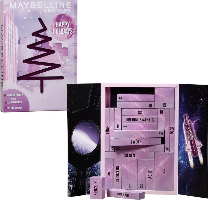 Actual product image Maybelline New York 2025 Advent calendar 24-door