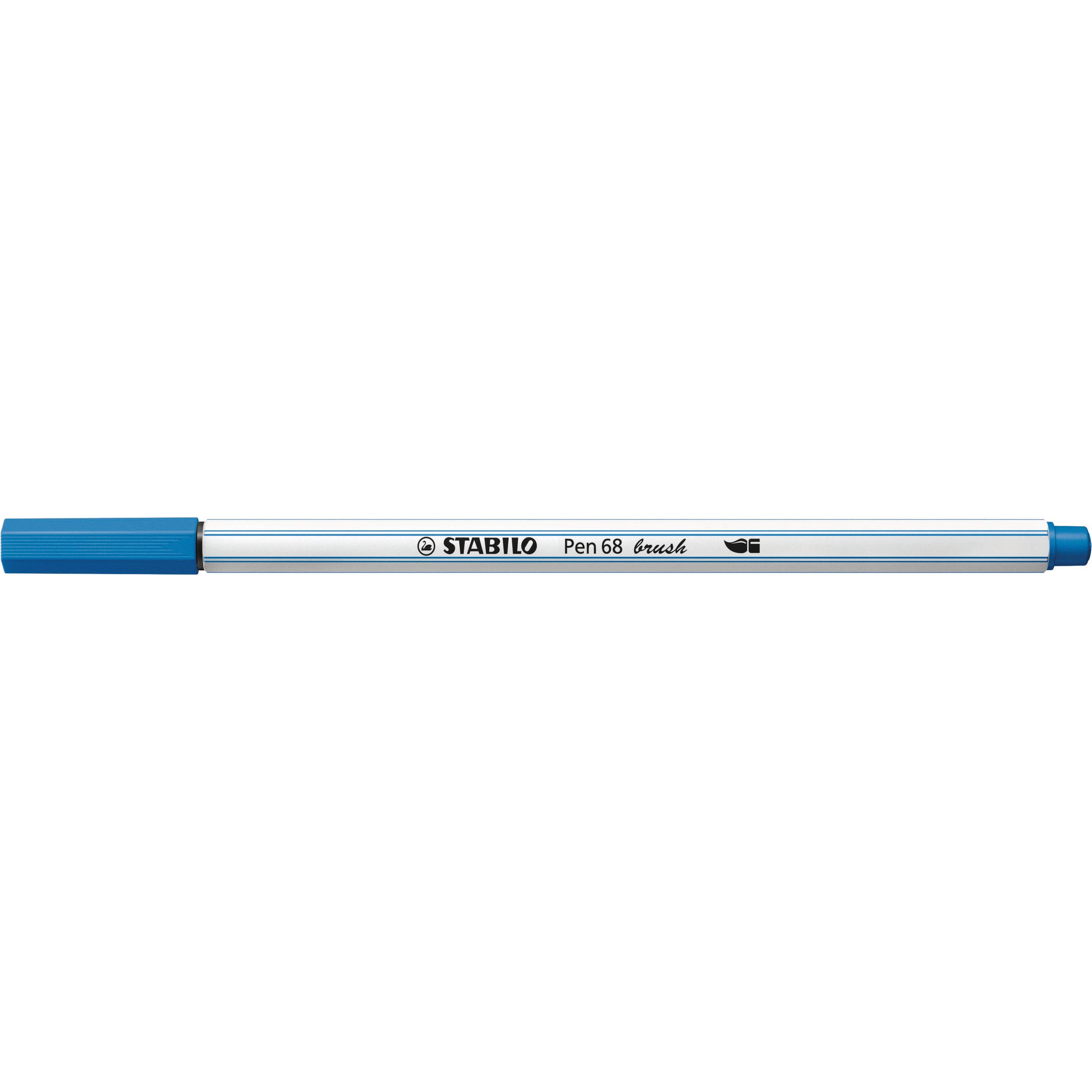 Thumbnail - 10x STABILO, Malstifte, Pen 68 brush Premium-Filzstift (Dunkelblau, 1 x)