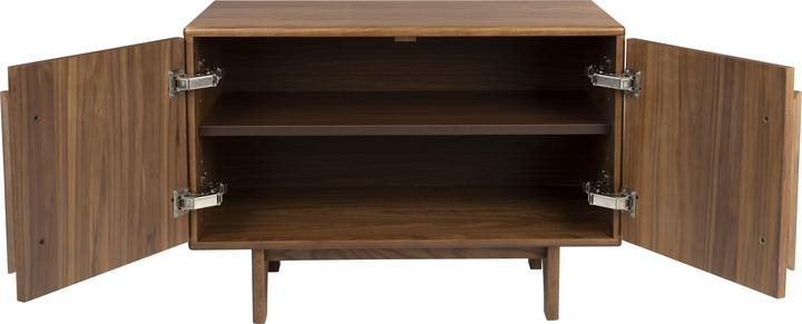 Image du produit Zuiver Buffet Groove 2 Doors Walnut (82 x 40 x 58 cm)