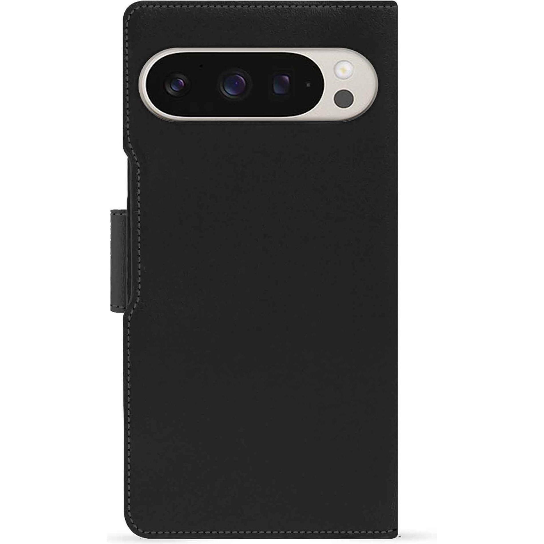 Thumbnail - Noreve Lederschutzhülle Google Pixel 9 Pro (Google Pixel 9 Pro), Smartphone Hülle, Schwarz