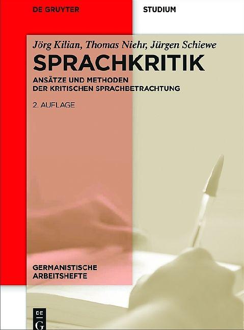 Produktbild Sprachkritik (Deutsch, 2016)