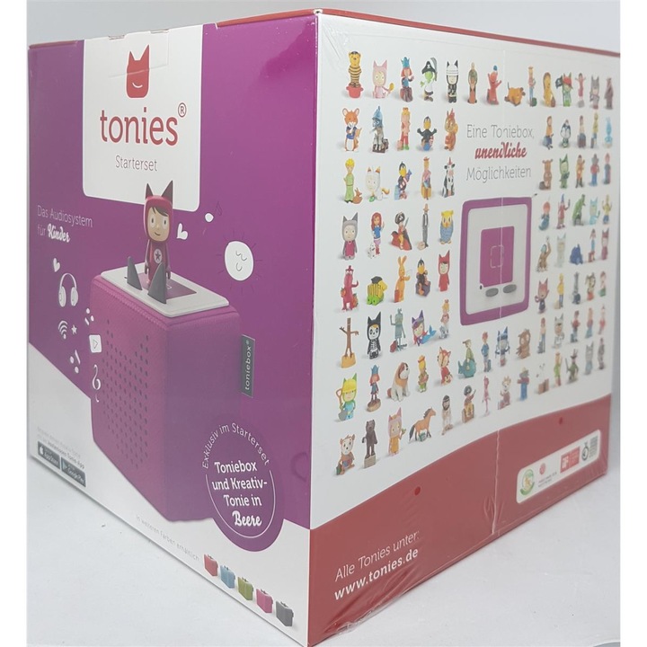 Image du produit Tonies Toniebox starter set berry (ton créatif) (Allemand)