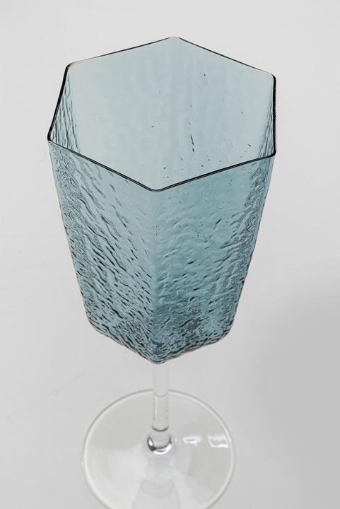 Produktbild Kare Design Rotweinglas Cascata Blau (Rotweingläser)