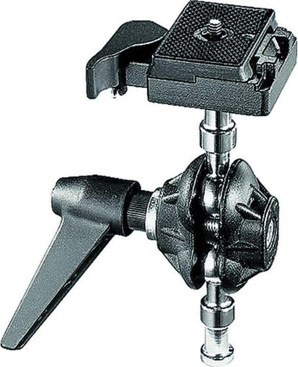 Manfrotto 155RC, Doppelkugelkopf mit Schnellspannplatte 323 (Kugelkopf)