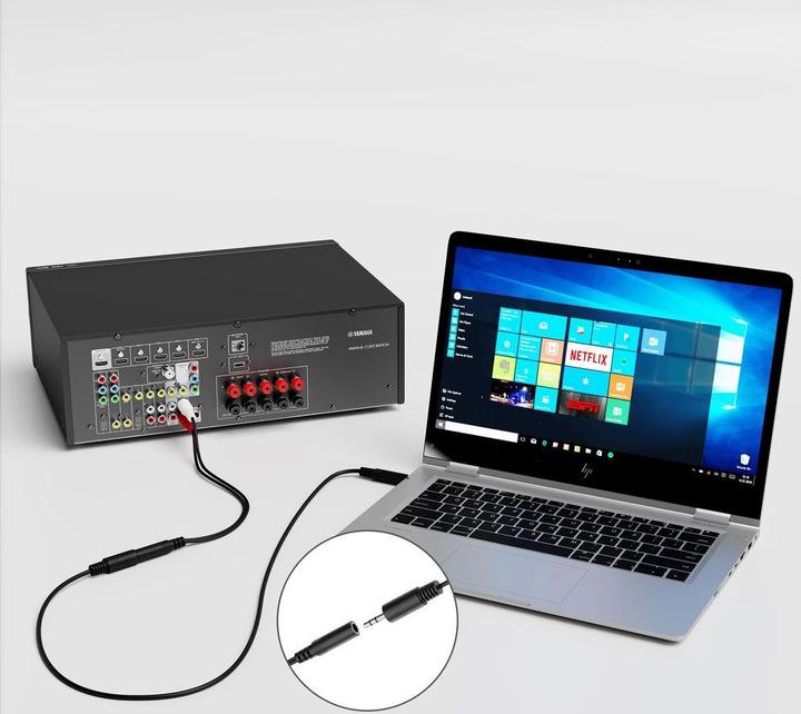 Produktbild HDgear Audio-Adapter Klinke 3.5 mm, female - Cinch