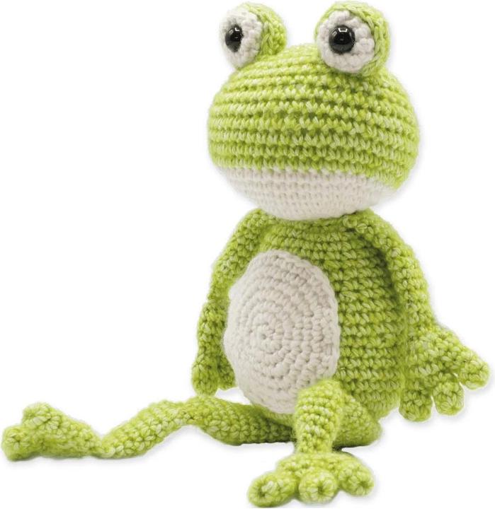 Actual product image Hardicraft Frog Vinny - Crochet Set
