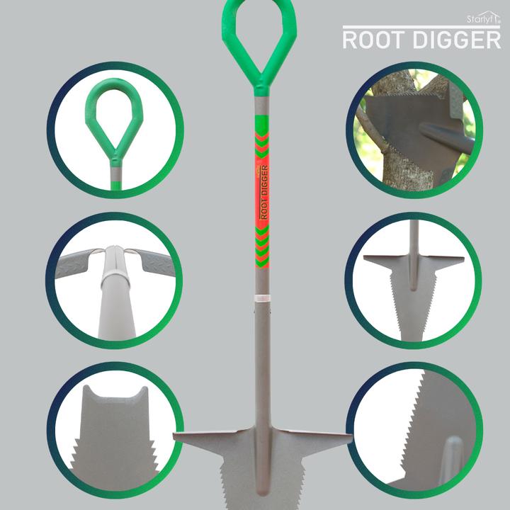 Actual product image Starlyf Root Digger 5 in 1 Detachable