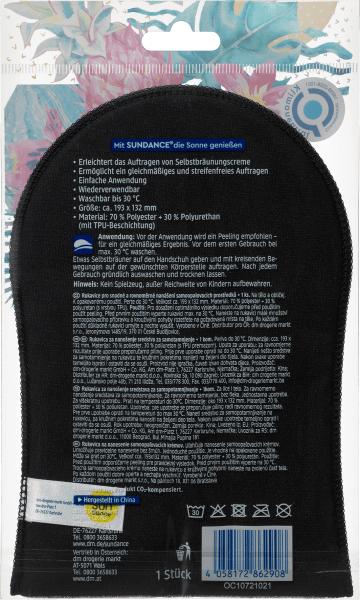 Actual product image dm Sundance Application glove for self-tanning (Accessories self tanning)