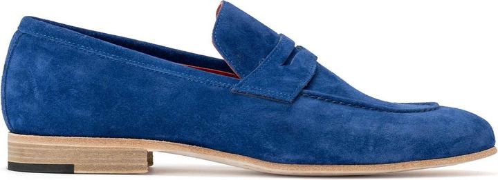 Actual product image Alexander 1910 Cannes Moccasin - Blue Suede (44)