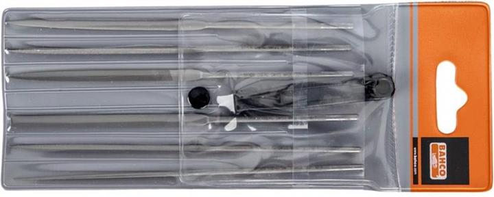 Produktbild Bahco Nadelfeilensatz, Halbschlicht, ohne Heft 160 mm - 6-teilig (150 mm)