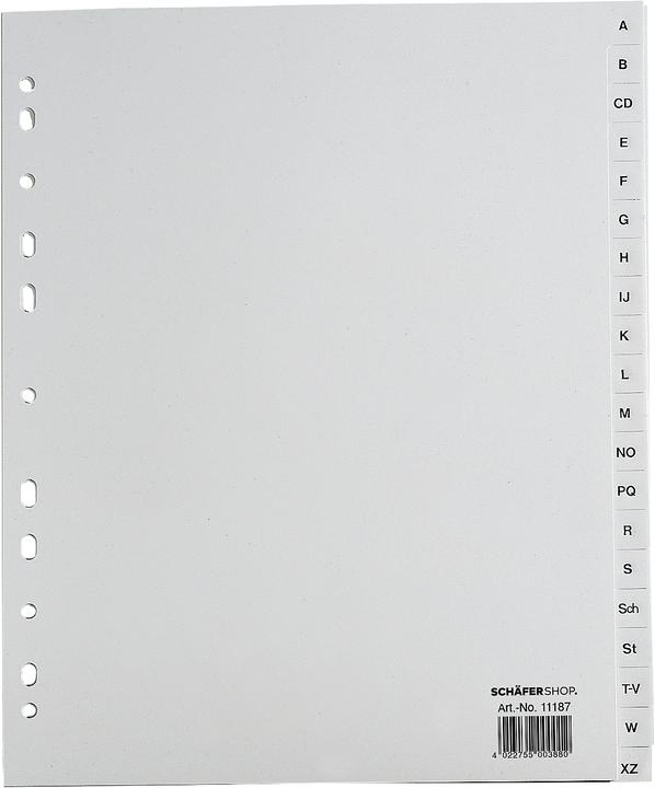 Produktbild Schäfer Shop PP-Ordner-Register, diverse Ausführungen, einzeln