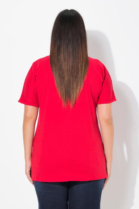 Actual product image Ulla Popken Mandala Animal Motif Short Sleeve Tee (50, 52)