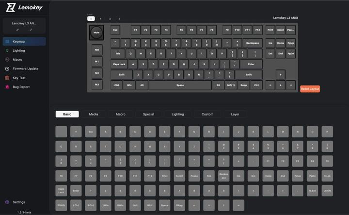 Image du produit Keychron Lemokey L3 (CH, Sans fil, Filaire)