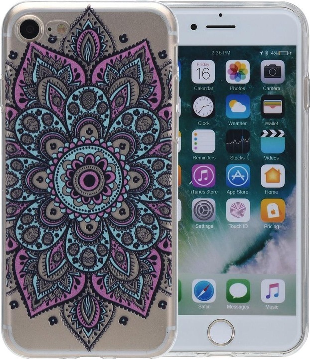 König Design Apple IPhone 7 Case Mobile Cover Protective Bag Henna Cases Colourful (Apple iPhone 7, Apple iPhone SE (2nd Gen))
