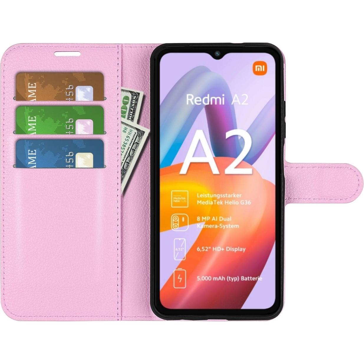 Thumbnail - Screenguard Xiaomi Redmi A2 Leather Guard Lederhülle (Xiaomi Redmi A2), Smartphone Hülle, Rosa