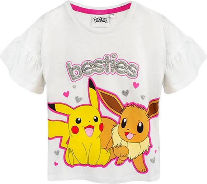 Produktbild Pokémon Besties Schlafanzug mit langer Hose Mädchen Rüschen (116)