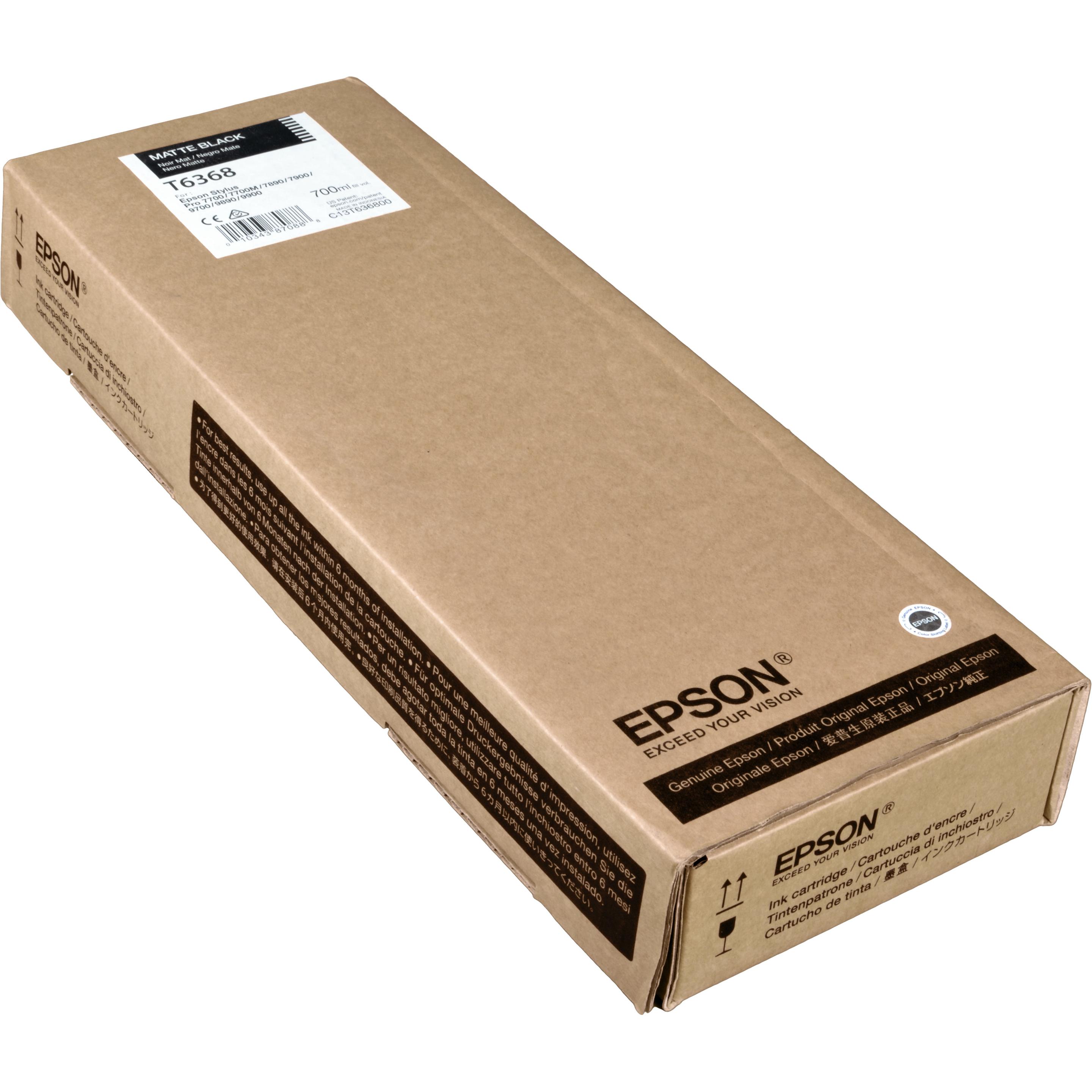 Epson, Druckerpatrone, T6368 (MBK)