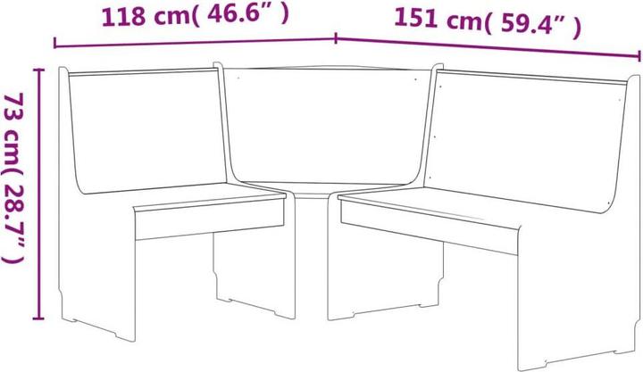Produktbild vidaXL Esszimmergarnitur
