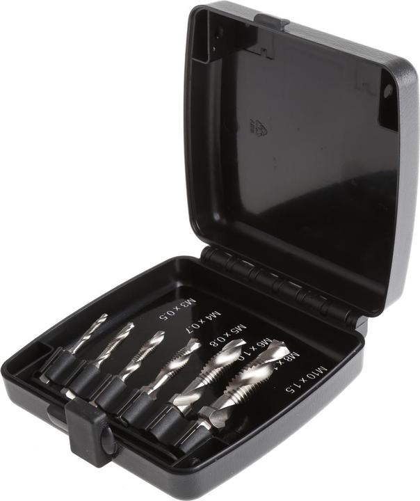 Actual product image RS PRO 1/4in 6pcs drive drilltap csk set,M3-M10