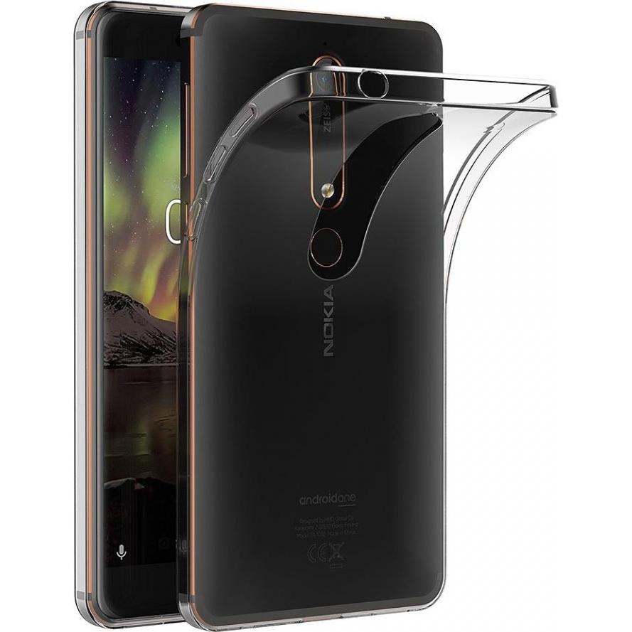 Thumbnail - Screenguard Nokia 6.1 Flexible TPU Clear Case (Nokia 6.1), Smartphone Hülle, Transparent