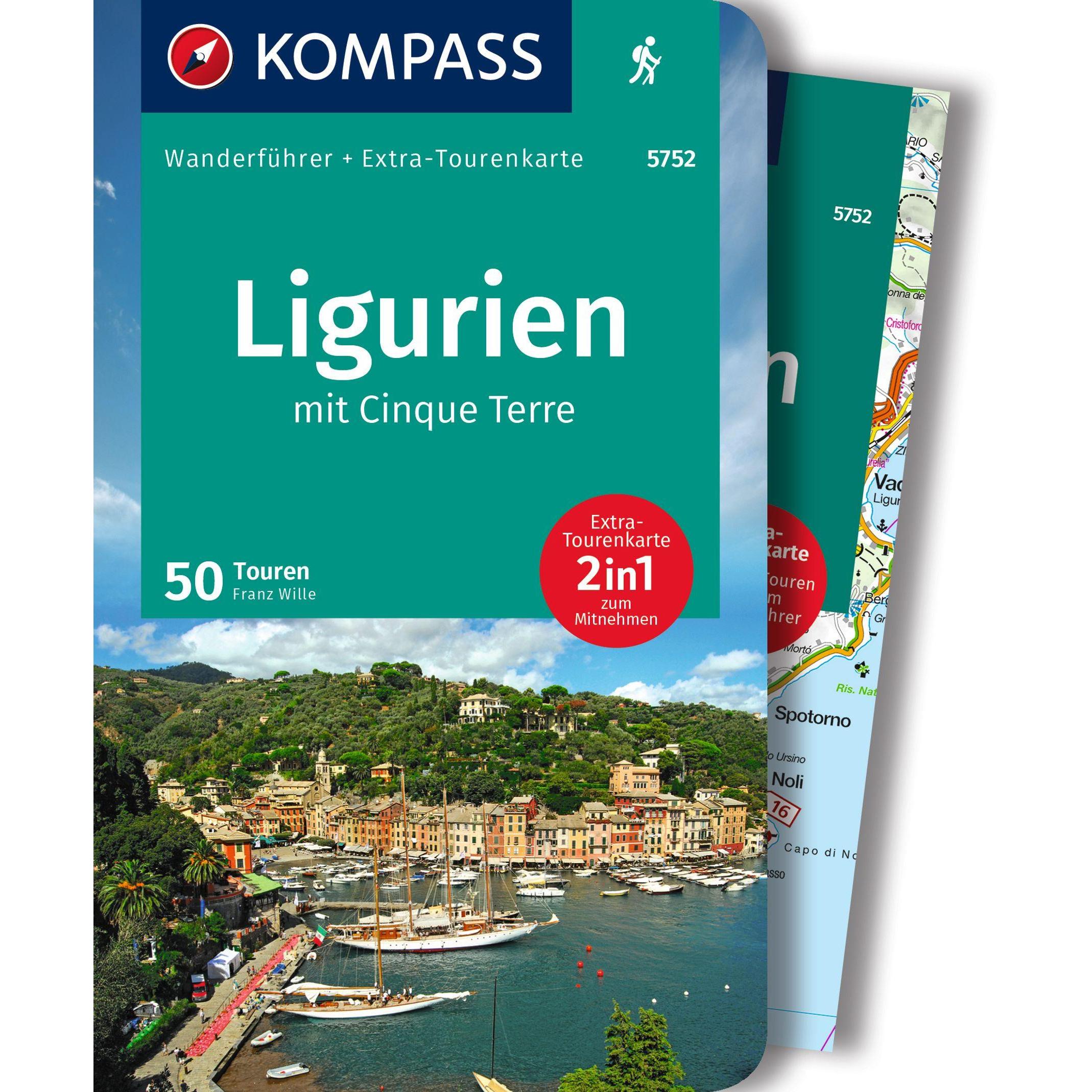 Wanderführer 5752 Ligurien mit Cinque Terre, 50 Touren, Ratgeber von Franz Wille