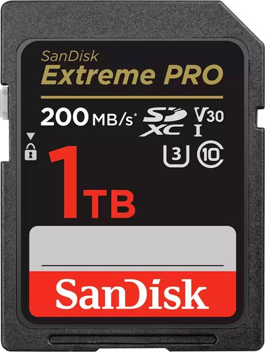SanDisk Extreme PRO SDXC /s UHS-I (SDXC, 1000 GB, U3, UHS-I)