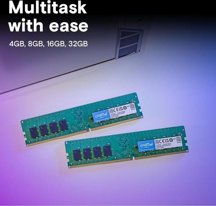 Actual product image Crucial Desktop Memory (1 x 16GB, 3200 MHz, DDR4-RAM)