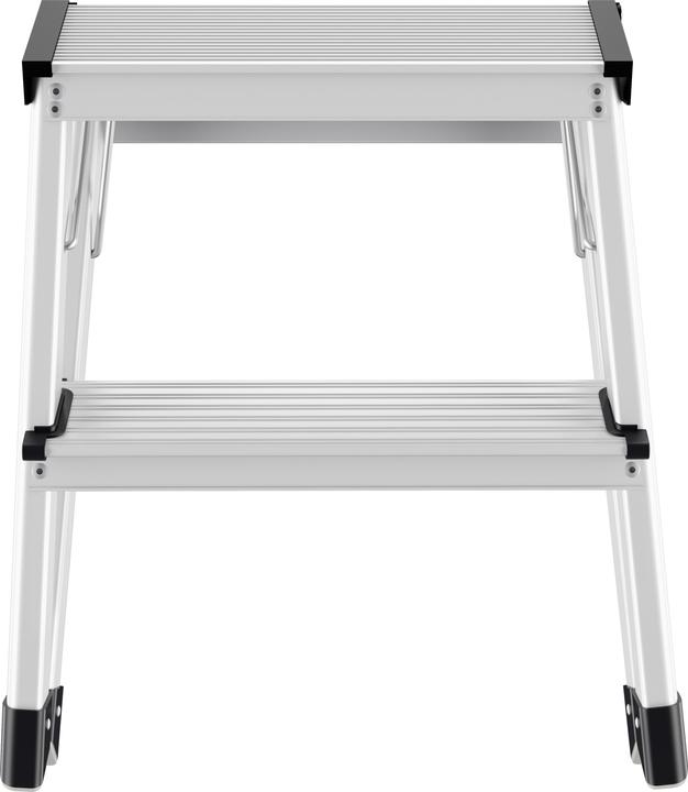 Actual product image Hailo D60 StandardLine, aluminium stepladder, 2x2 steps (Stile, 49 cm)