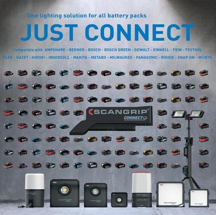 Produktbild Scangrip Connector für Milwaukee 18V-Akkus