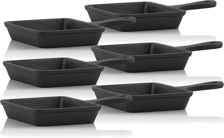 Image du produit BBQ-Toro Eingebrannte Raclette Pfännchen-Set (6 Stück)