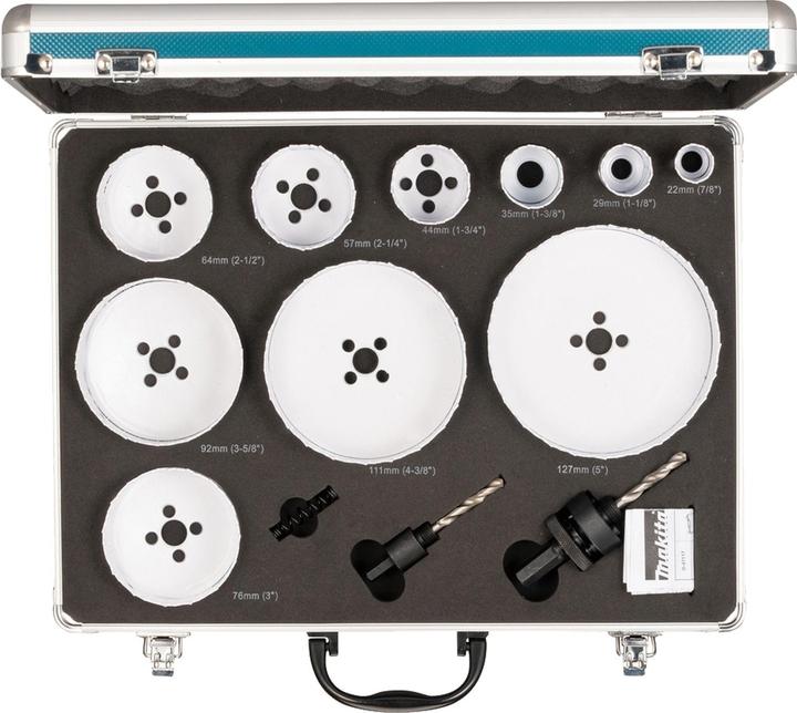 Produktbild Makita D-75764 (111 mm, 127 mm, 35 mm, 57 mm, 76 mm, 44 mm, 64 mm, 29 mm, 92 mm, 22 mm)