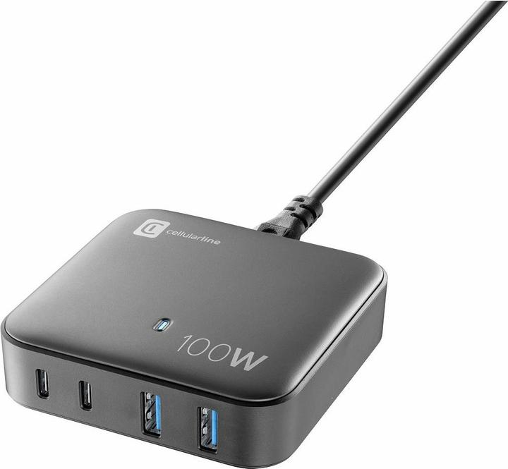 Image du produit Cellularline USB cable 5A - USB-C to USB-C (1 m, USB 3.2 Gen 1, 45 W)