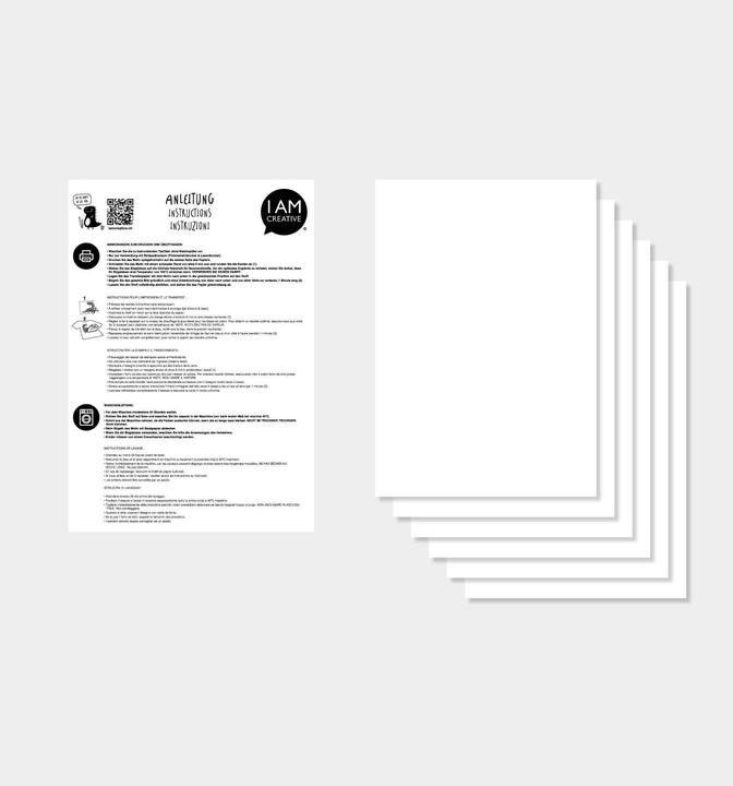 Actual product image I Am Creative Transfer paper (100 g/m², 5 x)
