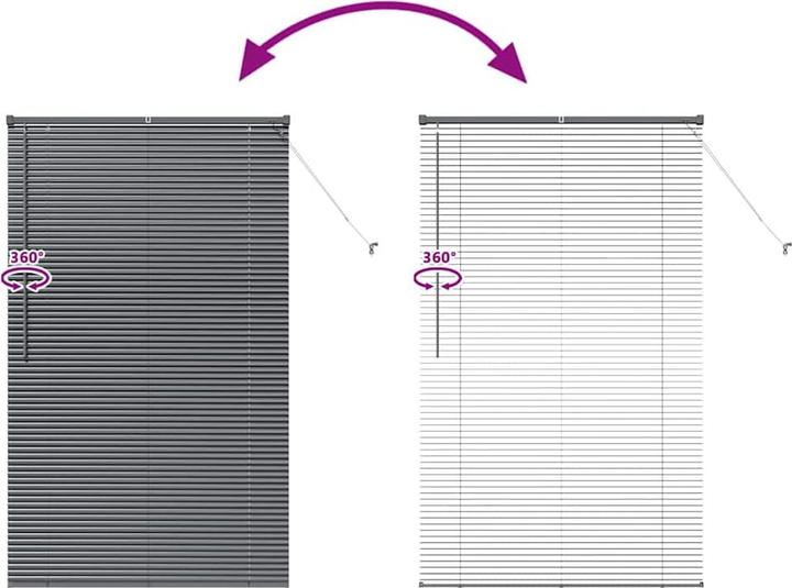 Produktbild vidaXL Balkenjalousien (175 x 105 cm)