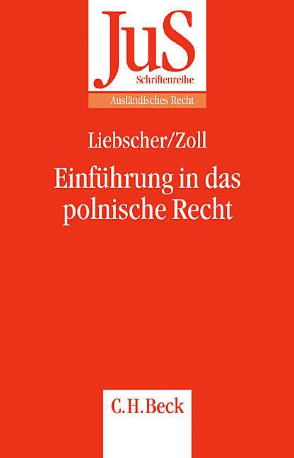 Produktbild Einführung in das polnische Recht (Deutsch, 2005)
