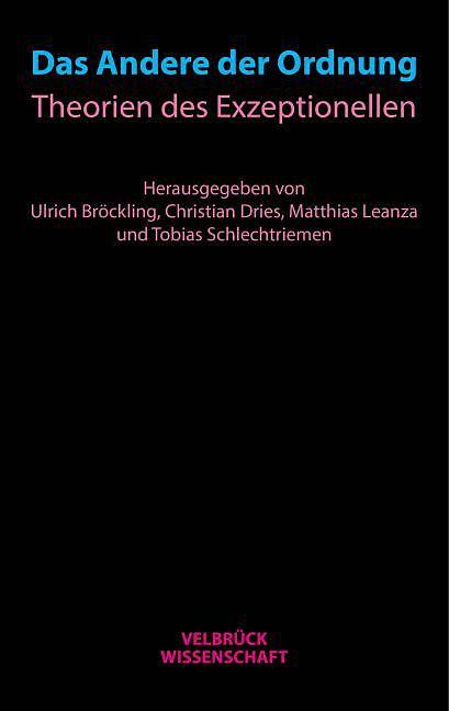 Produktbild Das Andere der Ordnung (Deutsch, Ulrich Dries Brückling, 2015)