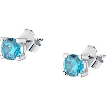 La Petite Story, Ohrringe, Silver earrings with light blue zircons Silver LPS01AWV14, (925er Silber)