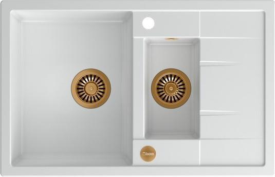 Q Company SPÜLBECKEN QUADRON MORGAN 156 (HB8224U1-C1 P2O) (78 cm)